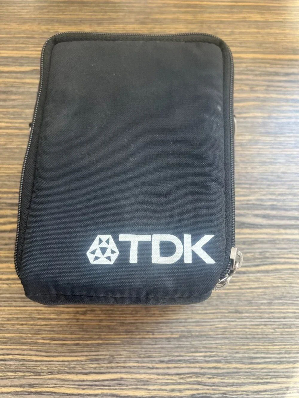 Vintage TDK Black Padded Cassette Media Carrying Case
